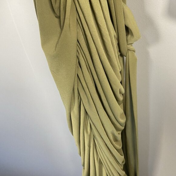 Revolve Majorelle Darla Midi Dress Women's Size S Olive Green Cut Out Party NWT - Picture 12 of 14